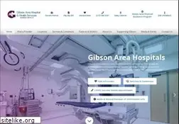 Sites similar to gibsonhospital.org