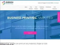 Sites similar to gibsonprinting.ca