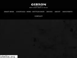 Sites similar to gibsonstreetbar.com