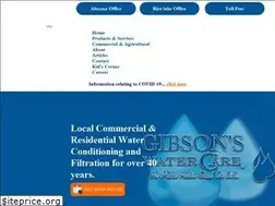 Sites similar to gibsonswatercare.com