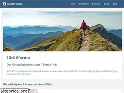 Sites similar to gichtforum.de