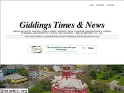 Sites similar to giddingstimes.com