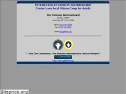 Sites similar to gideoncamp.org