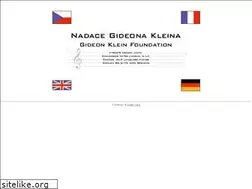 Sites similar to gideonklein.cz