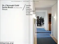 Sites similar to giehl-braun-notare.de