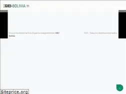 Sites similar to gieibolivia.org