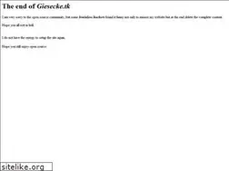 Sites similar to giesecke.tk