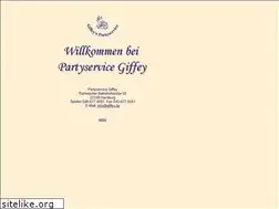 Sites similar to giffey-partyservice.de