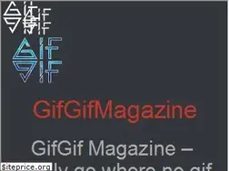 Sites similar to gifgifmagazine.com