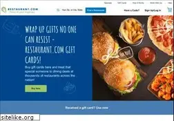 Sites similar to gift.restaurant.com