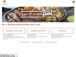 Sites similar to giftcard.brinker.com