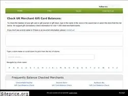 Sites similar to giftcardbalance.co.uk