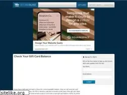 Sites similar to giftcardbalancecheck.net