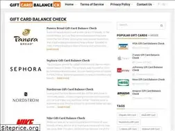 Sites similar to giftcardbalanceck.com