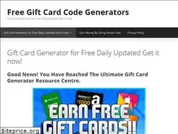 Sites similar to giftcardgeneratorzone.com