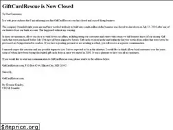 Sites similar to giftcardrescue.com