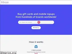Sites similar to giftcards.bidali.com