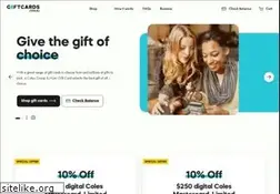 Sites similar to giftcards.com.au
