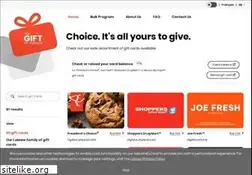 Sites similar to giftofchoice.ca