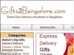 Sites similar to gifts2bangalore.com