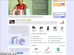 Sites similar to giftsandlists.com
