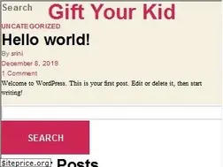 Sites similar to giftyourkid.com