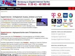 Sites similar to gigabit-internet.de