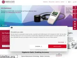 Sites similar to gigahertz-optik.com