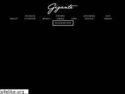 Sites similar to giganterestaurant.com