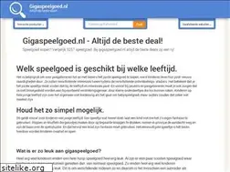 Sites similar to gigaspeelgoed.nl