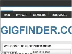 Sites similar to gigfinder.com