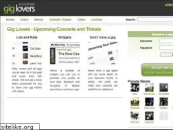 Sites similar to giglovers.com