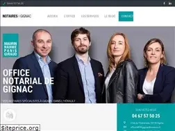 Sites similar to gignac-notaires.fr