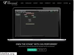 Sites similar to gigperformer.com