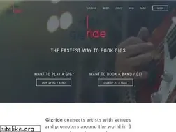 Sites similar to gigride.live