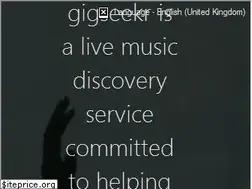 Sites similar to gigseekr.com