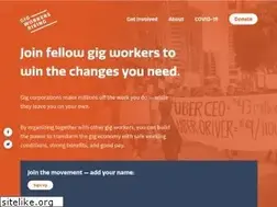 Sites similar to gigworkersrising.org