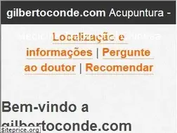Sites similar to gilbertoconde.com
