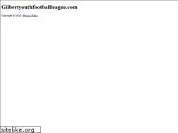Sites similar to gilbertyouthfootballleague.com