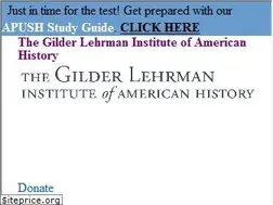 Sites similar to gilderlehrman.org