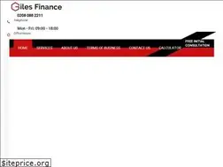 Sites similar to gilesfinance.co.uk