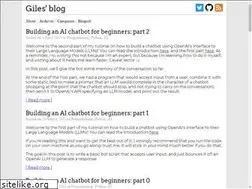 Sites similar to gilesthomas.com