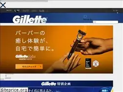 Sites similar to gillette.jp