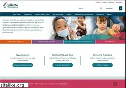Sites similar to gillettechildrens.org