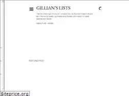 Sites similar to gillianslists.com