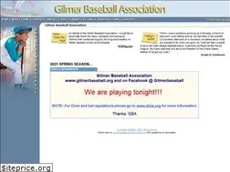 Sites similar to gilmerbaseball.org