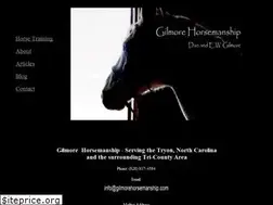 Sites similar to gilmorehorsemanship.com
