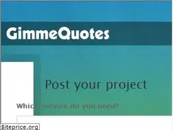 Sites similar to gimmequotes.com