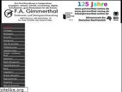 Sites similar to gimmerthal-online.de