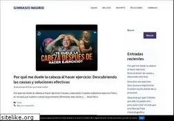 Sites similar to gimnasiomadrid.es